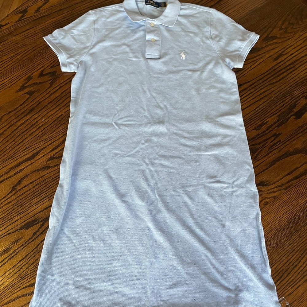 Polo Ralph Lauren dress. Light blue. Size M. NEW.